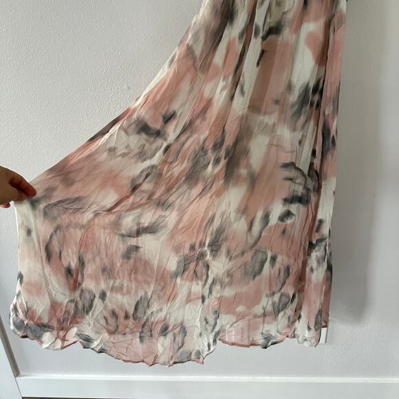 Anthropologie Maeve Halter Sheer Printed Maxi Dress Size Small New - Picture 4 of 7